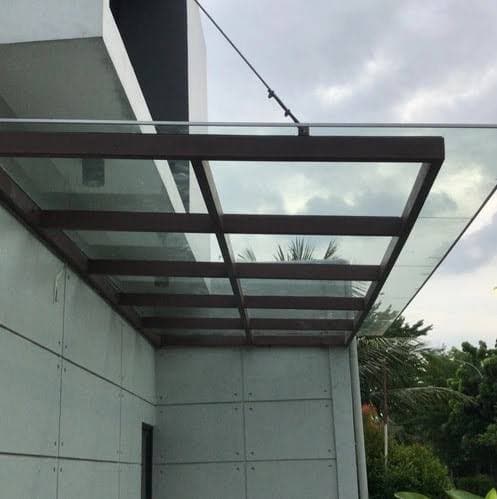 Jasa Kanopi Kaca Tempered Mewah untuk Carport di Bali