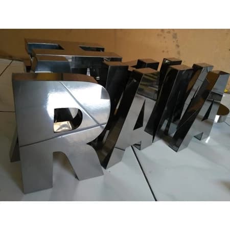Letter 3D Stainless Gold - Royal Villa